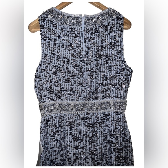 👗 NWT! Mac Duggal Sequin Sleeveless Dress - Picture 4 of 15